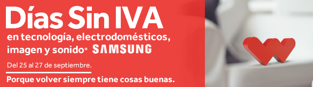 Días Sin IVA en Worten en Samsung