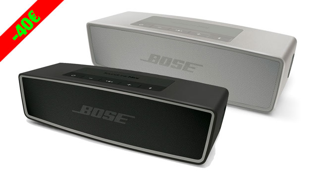 ¡Chollo! Altavoz Bluetooth Bose SoundLink Mini II barato 160 euros. Descuento 40€