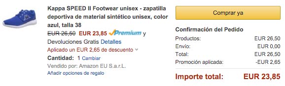 Cien años Tropical enero Chollo! Zapatillas Kappa SPEED II baratas 22 euros. 62% Descuento