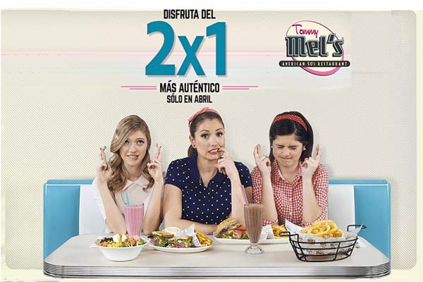 2x1 tommy mels cupon descuento