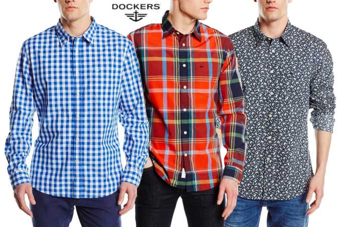 camisa dockers loundered poplin barata rebajas chollos amazon descuentos blog de ofertas BDO