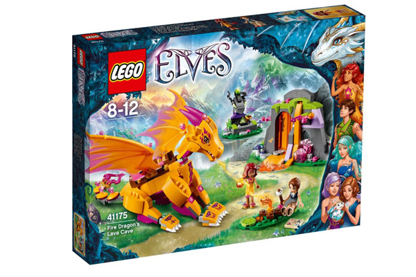 comprar LEGO Elves Set Gruta de lava del dragón del fuego barato chollos amazon blog de ofertas bdo