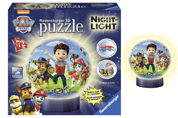 comprar Puzzle lámpara nocturna Paw Patrol 3D barata chollos amazon blog de ofertas bdo