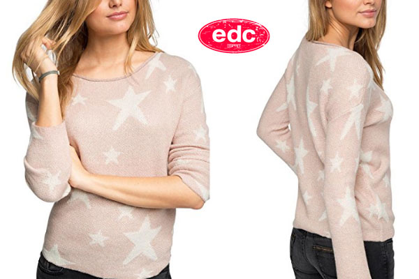 comprar Suéter estrellitas EDC by Esprit barato chollos amazon blog de ofertas bdo