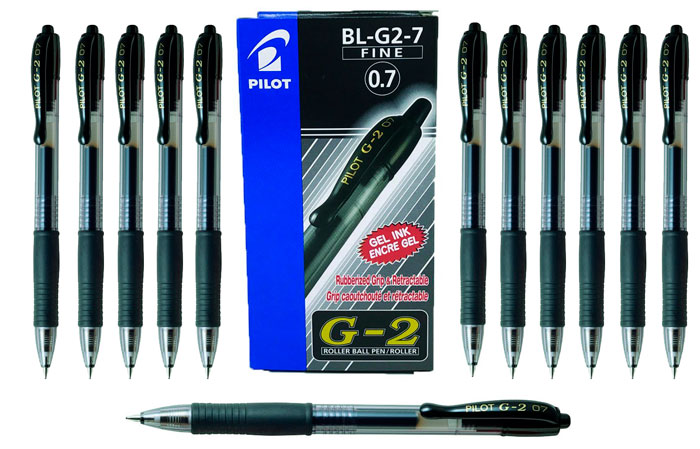 Pack 12 Bolígrafos Pilot BL-G2-7 baratos