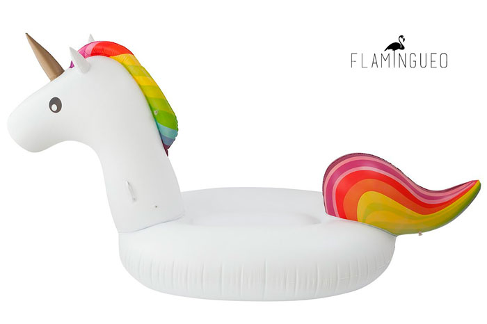 Flotador gigante Unicornio Flamingueo barato oferta descuento chollo blog de ofertas bd