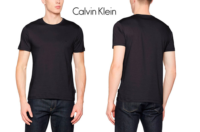 comprar camiseta calvin klein basica negra chollos amazon blog de ofertas bdo