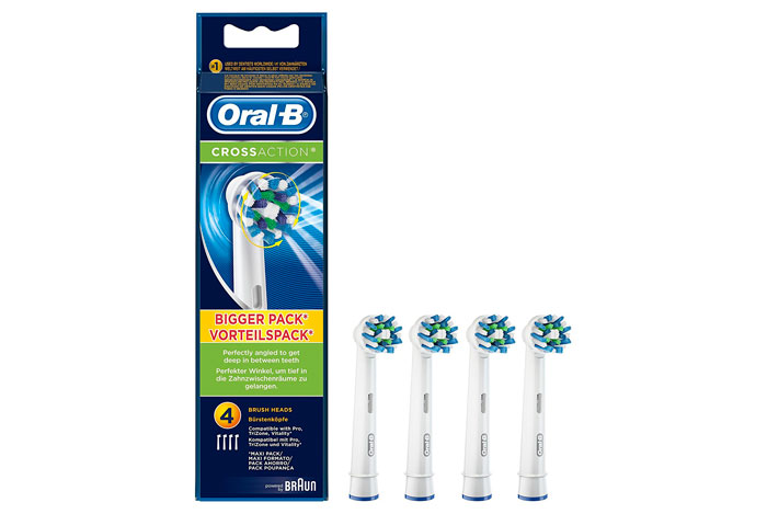 4 Cabezales Oral-B CrossAction baratos