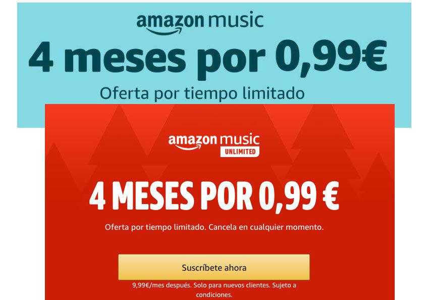 amazon music unlimited 4 meses