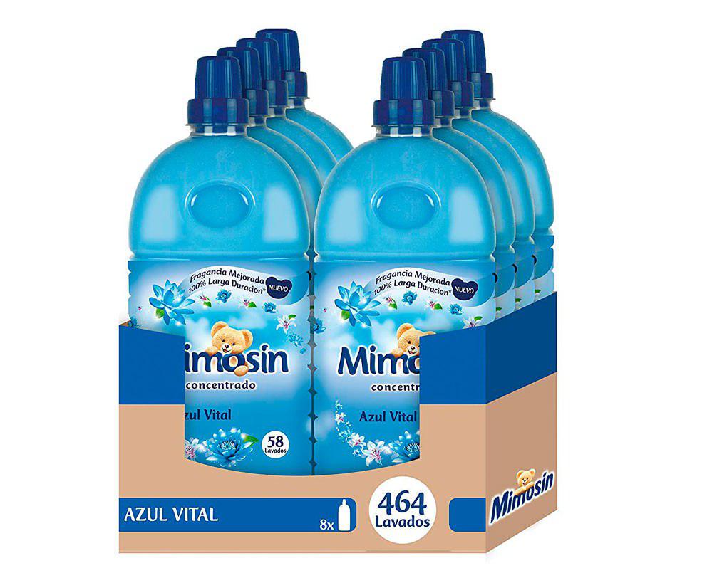  pack 8 suavizante Mimosín Vital azul barato