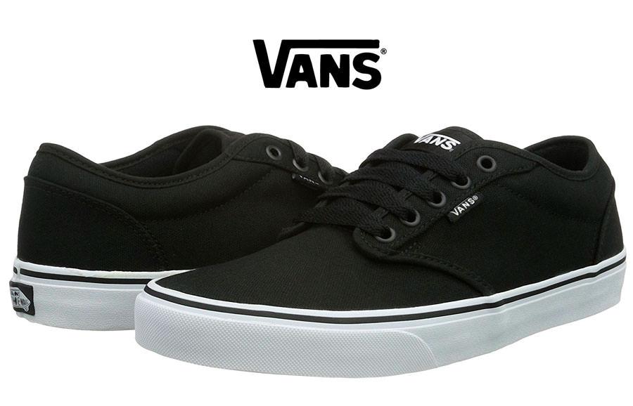 Vans negros best sale suela blanca