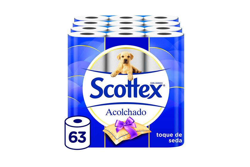 papel higiénico Scottex 63 rollos baratos
