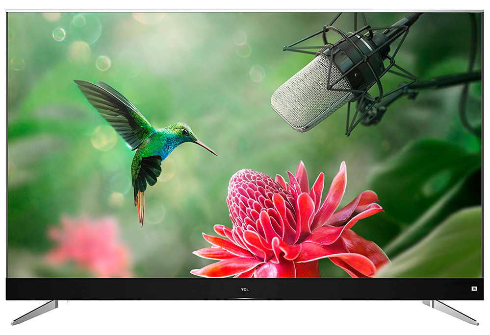 TCL U55C7006 Televisor 140 cm (55 Pulgadas) Smart TV (4K, Android TV, HDR 10, Triple Tuner, Micro Dimming, Sound by JBL) Titanium
